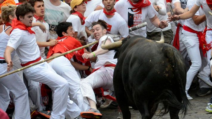San Fermín - El análisis del tercer encierro de San Fermín, de Cebada Gago