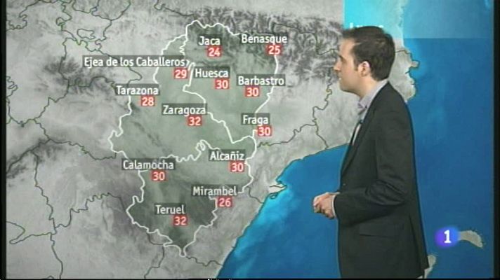 El tiempo en Aragón - 09-07-12