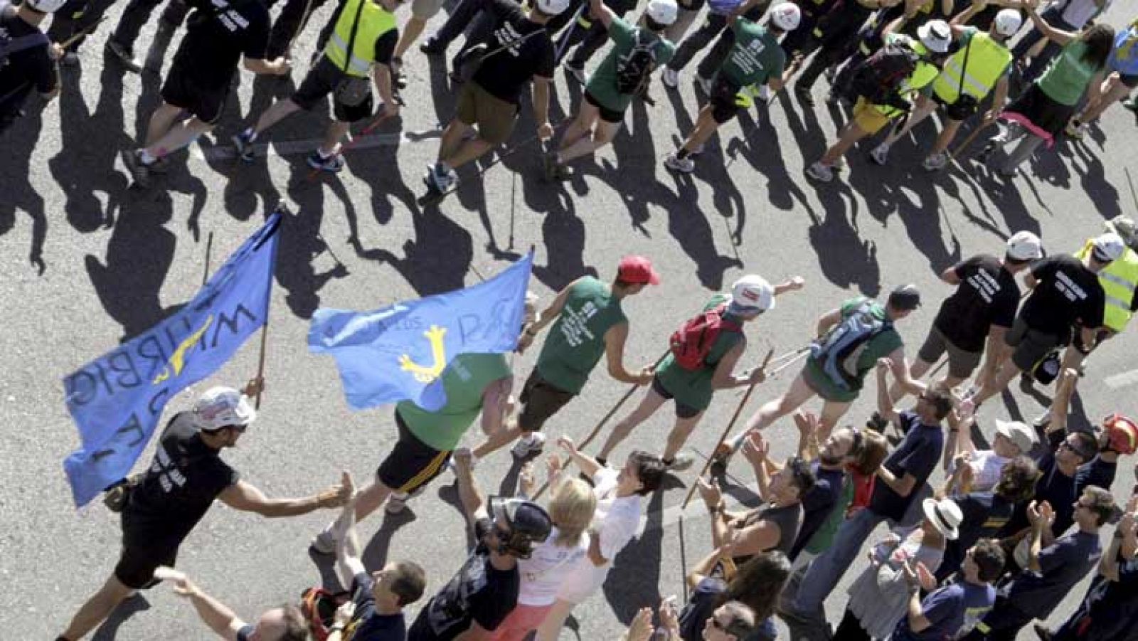 La llamada "marcha negra" de los mineros se acerca a Madrid