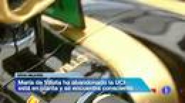 Telediario 1 - María de Villota sale de la UCI
