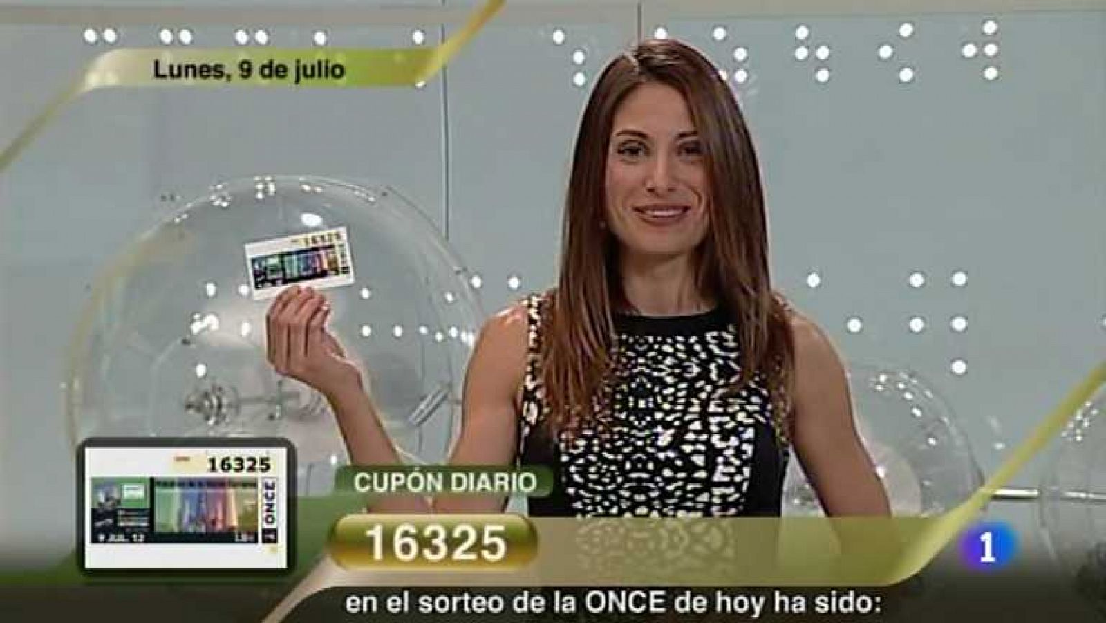 Sorteos ONCE: Sorteo ONCE -  09/07/12 | RTVE Play