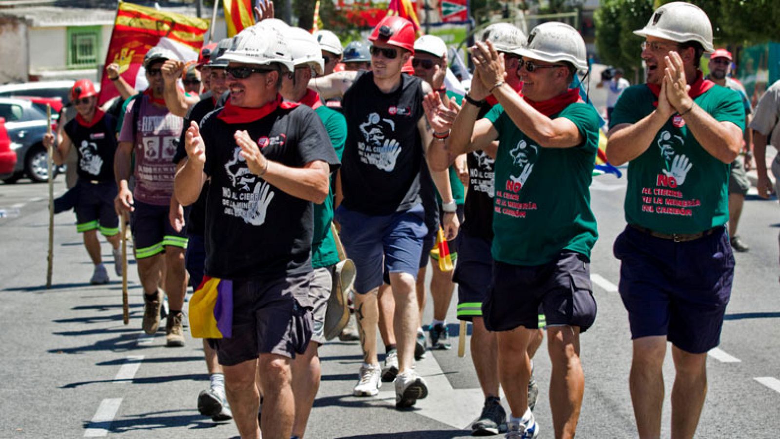  La marcha negra se prepara para entrar en Sol esta noche