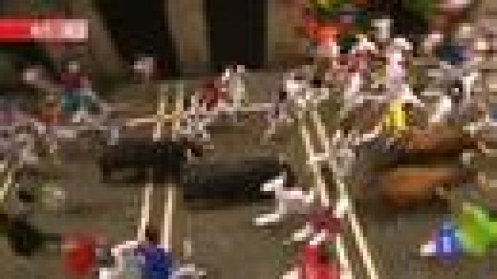 San Fermín - 'Bastardino' y 'Mirabajo' tiran de la manada de El Pilar