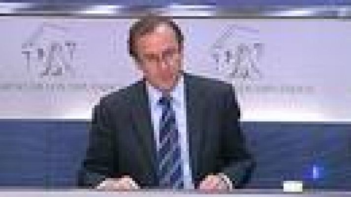 Telediario 1 - PP y PSOE sobre Bankia