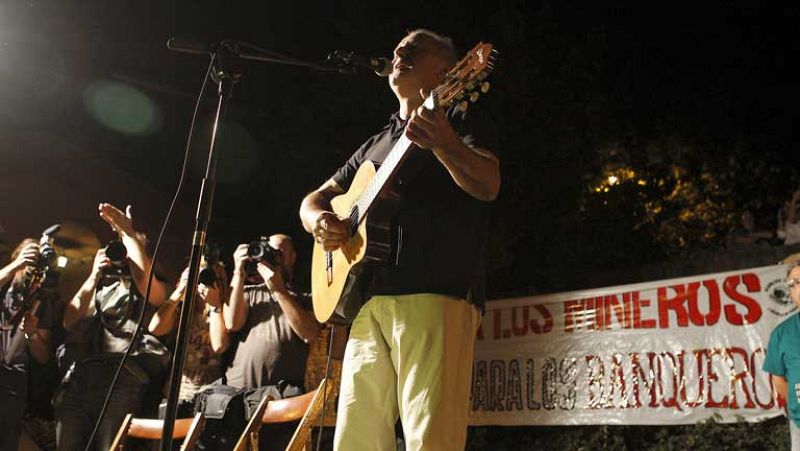  Los mineros de la llamda Marcha Negra se preparan para su entrada en Madrid