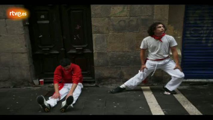 RNE te narra el quinto encierro de San Fermín 2012 en imágenes