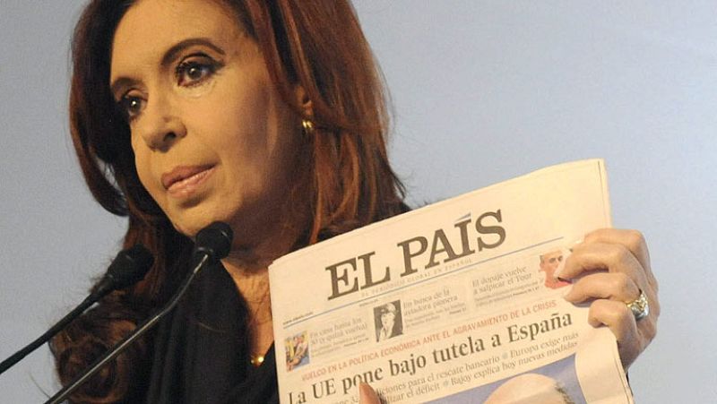 Polémicas declaraciones de Cristina Fernández, sobre la crisis española. 