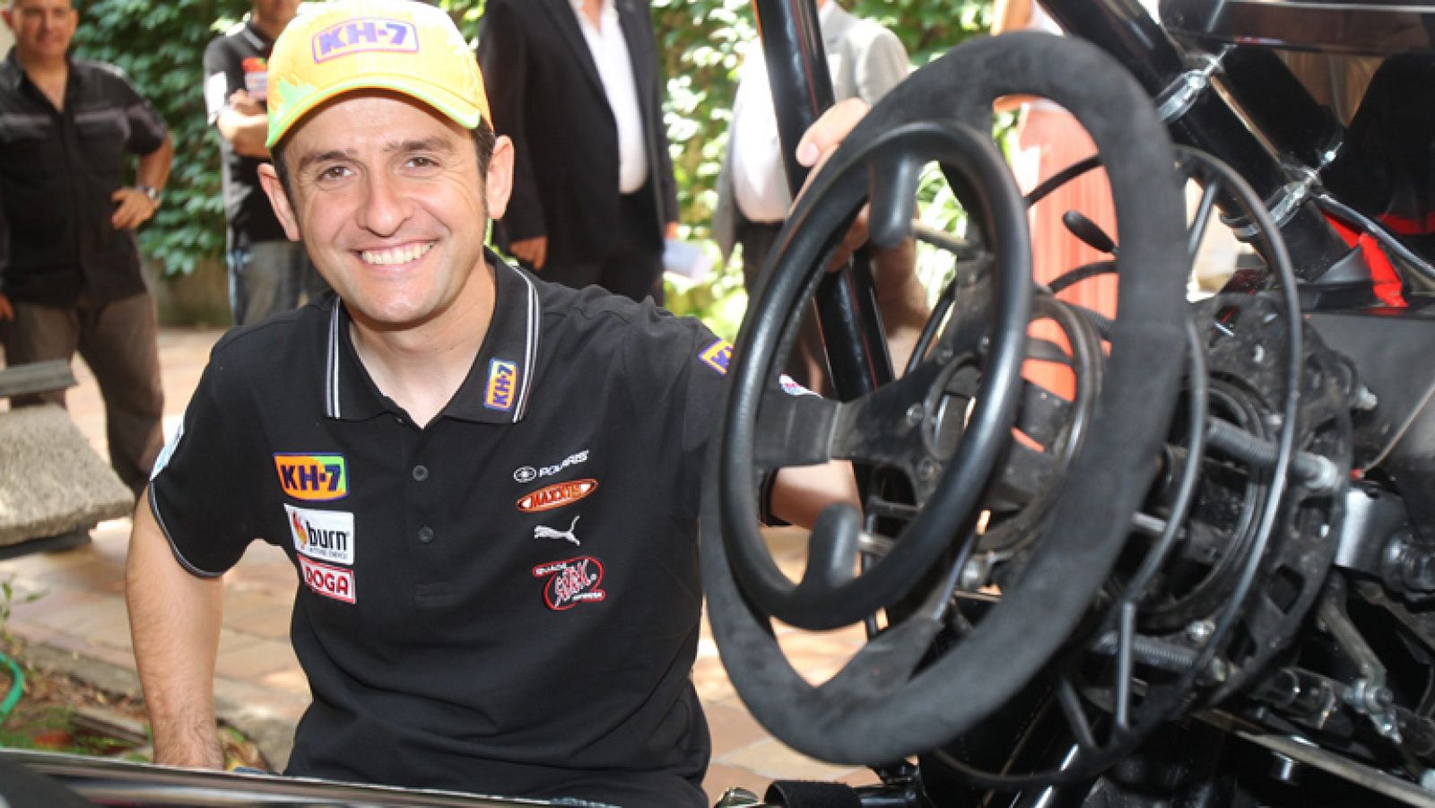 Esteve vuelve a competir con un cojín adaptado