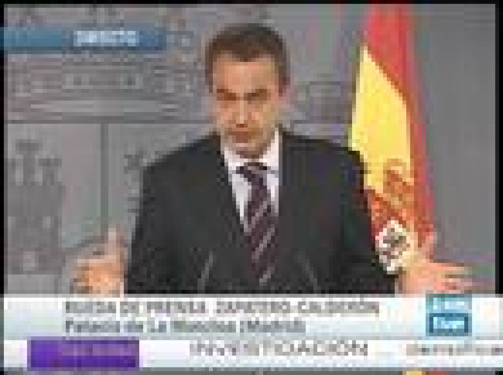 Sin programa: Zapatero pide el fin de la huelga y anuncia "tolerancia cero" contra los piquetes | RTVE Play