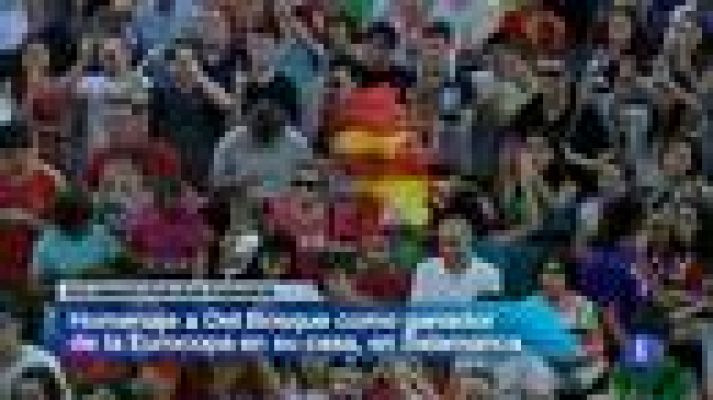 Telediario 1 - Salamanca homenajea a Del Bosque