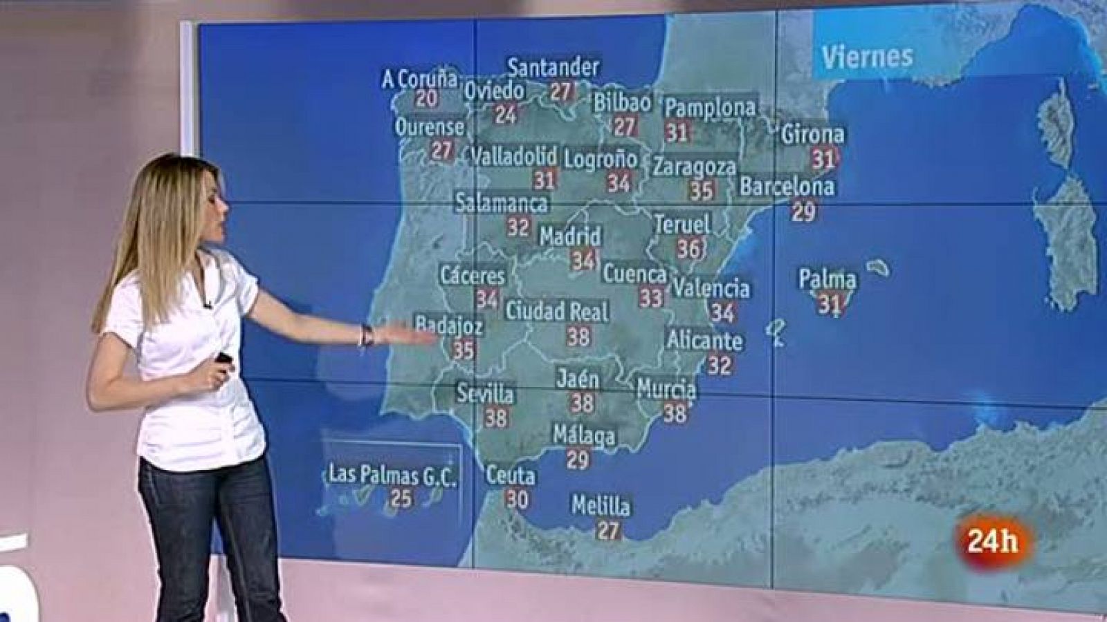 Temperaturas altas en el Sistema Ibérico y sureste peninsular