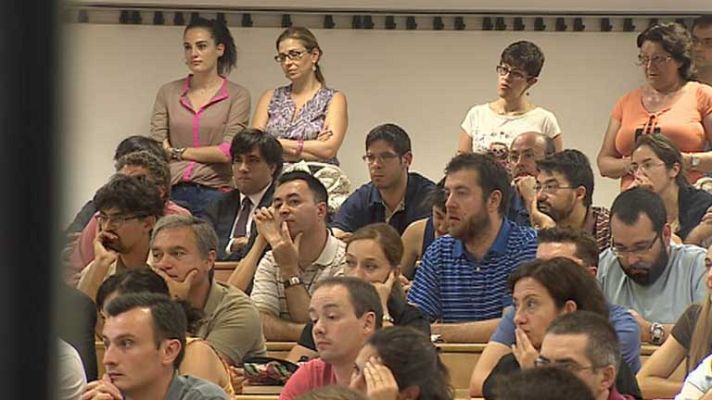 Telediario 1 - Recortes en la educación