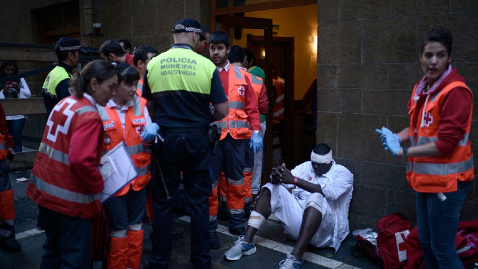 El último encierro de San Fermín 2012 ha dejado cuatro contusionados | Ver