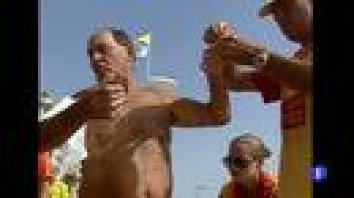 Telediario 1 - Medusas en las costas españolas