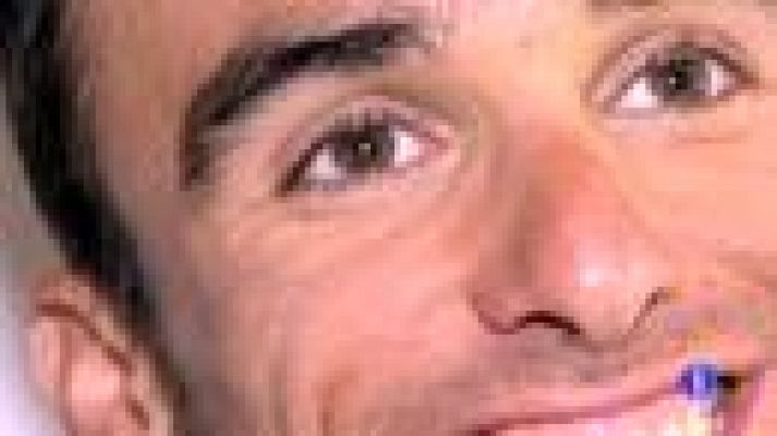 Telediario 1 - Luis Ángel Maté, un novato en el Tour