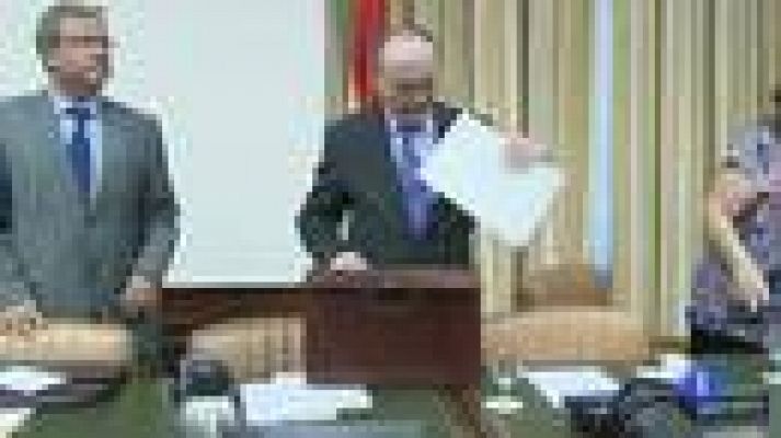 Telediario 1 - Primer informe de Luis María Linde