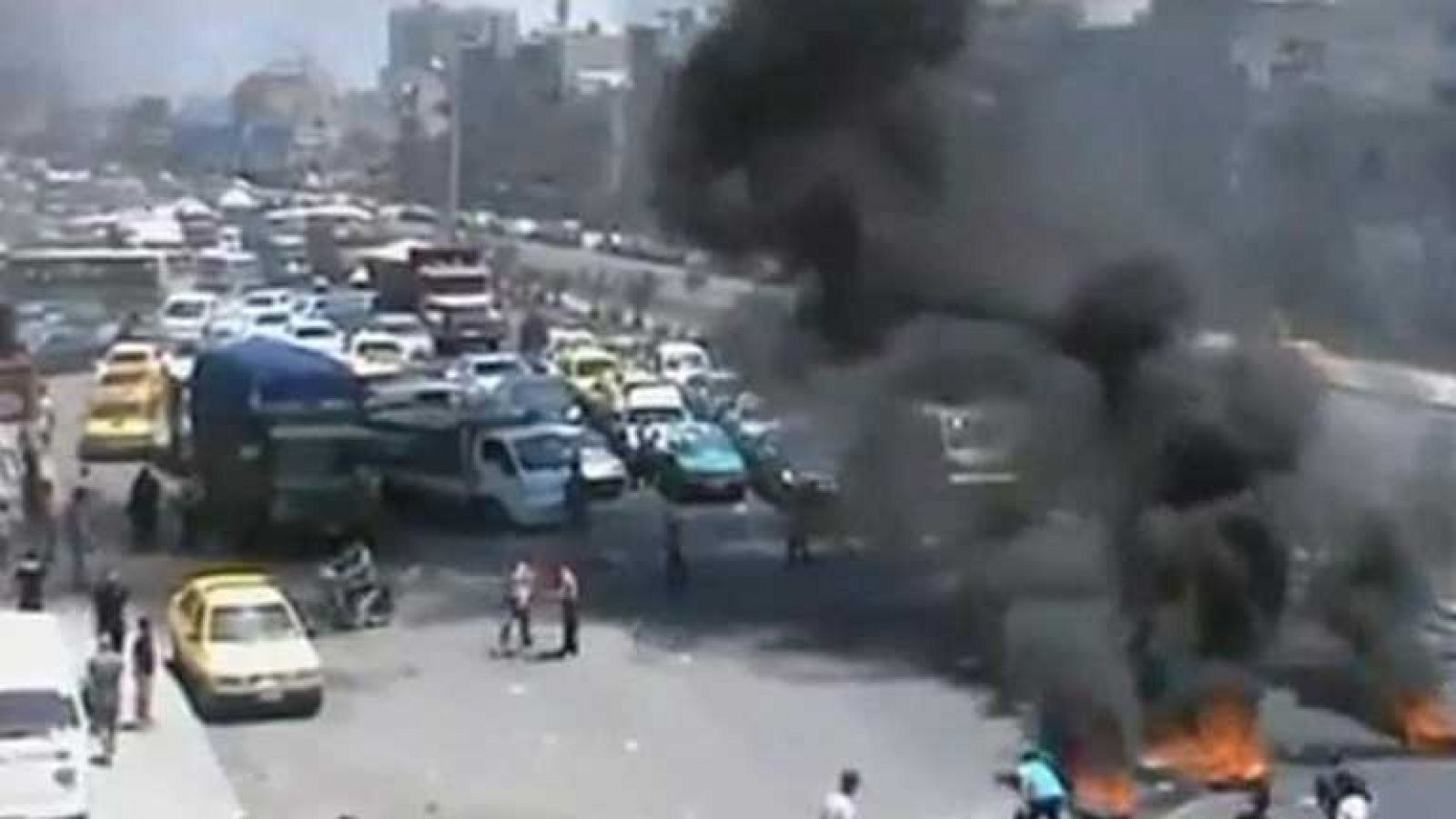 Al menos 1.200 personas escapan en las últimas horas al fuego cruzado en Damasco