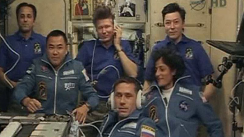 Llegada de los nuevos tripulantes de la ISS