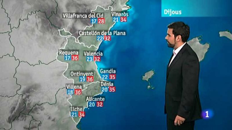 El tiempo en la Comunidad Valenciana - 18/07/12 - Ver ahora 