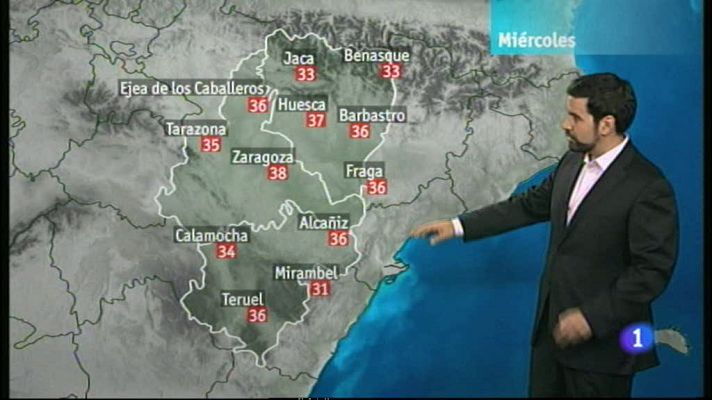 El tiempo en Aragón - 18/07/12