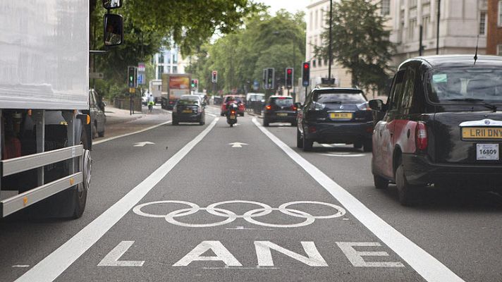 Telediario 1 - Carril olímpico hacia Londres 2012