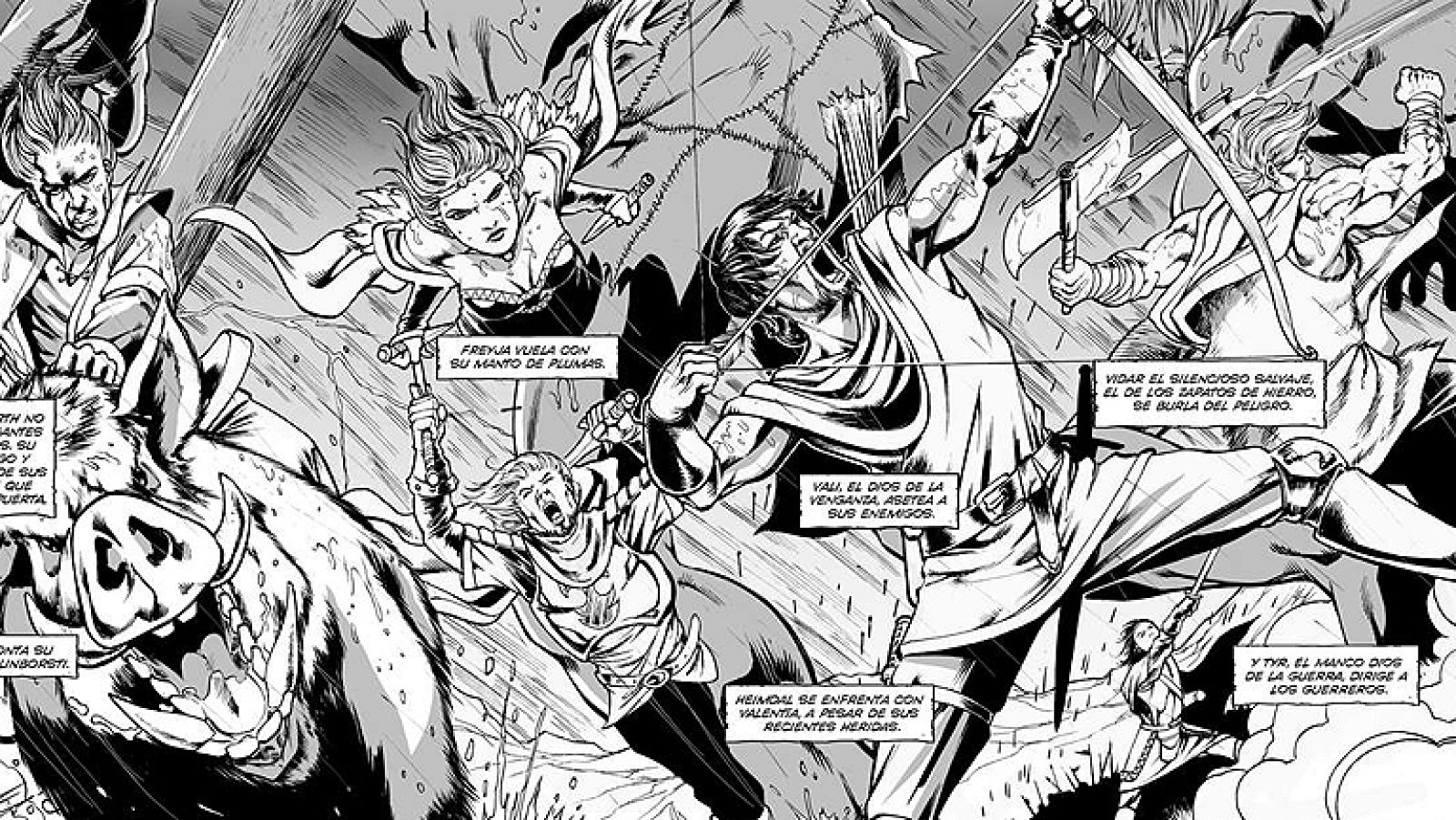 Tráiler de 'Ragnarök', un cómic de Víctor Santos y Pere Pérez