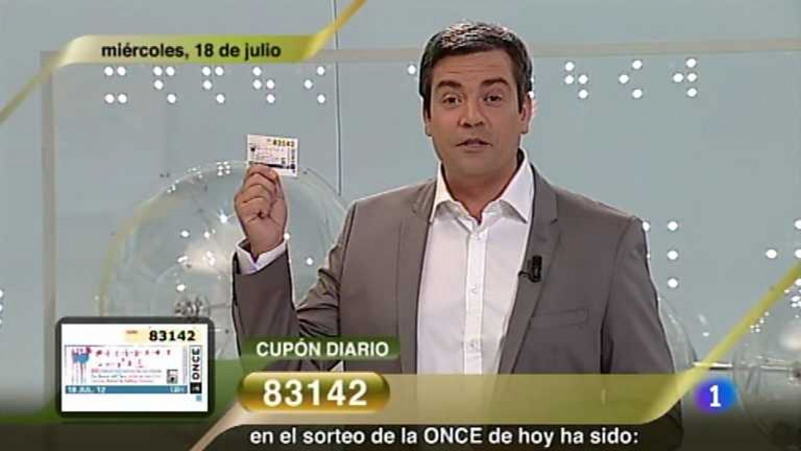 Sorteos ONCE: Sorteo ONCE - 18/07/12 | RTVE Play