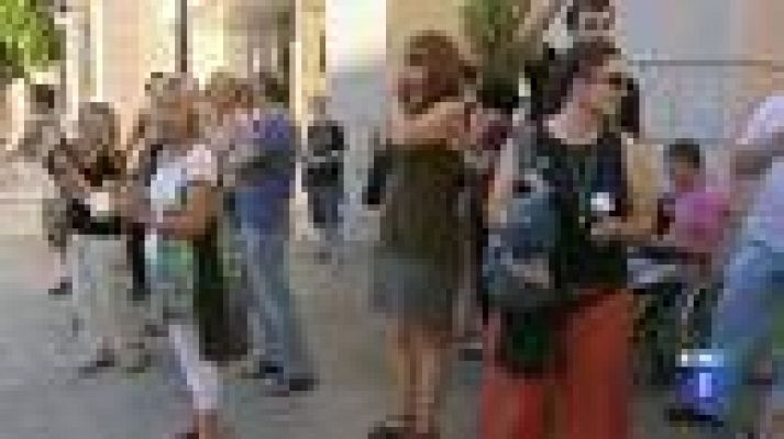 Telediario 1 - Los sindicatos se movilizan este jueves contra los recortes