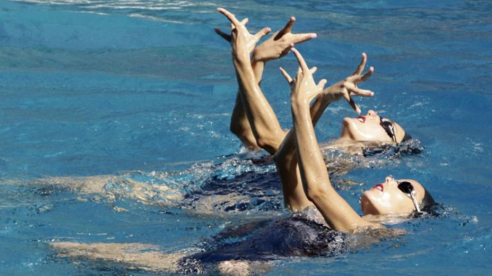 La natación sincronizada española sueña con el oro