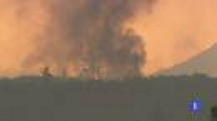 Telediario 1 - Incendio estabilizado en Tenerife