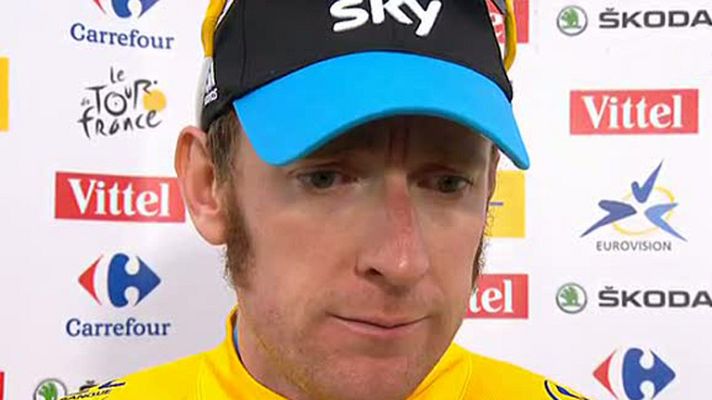 Tour de Francia - Wiggins: "En el último puerto me han pasado muchas cosas por la cabeza"