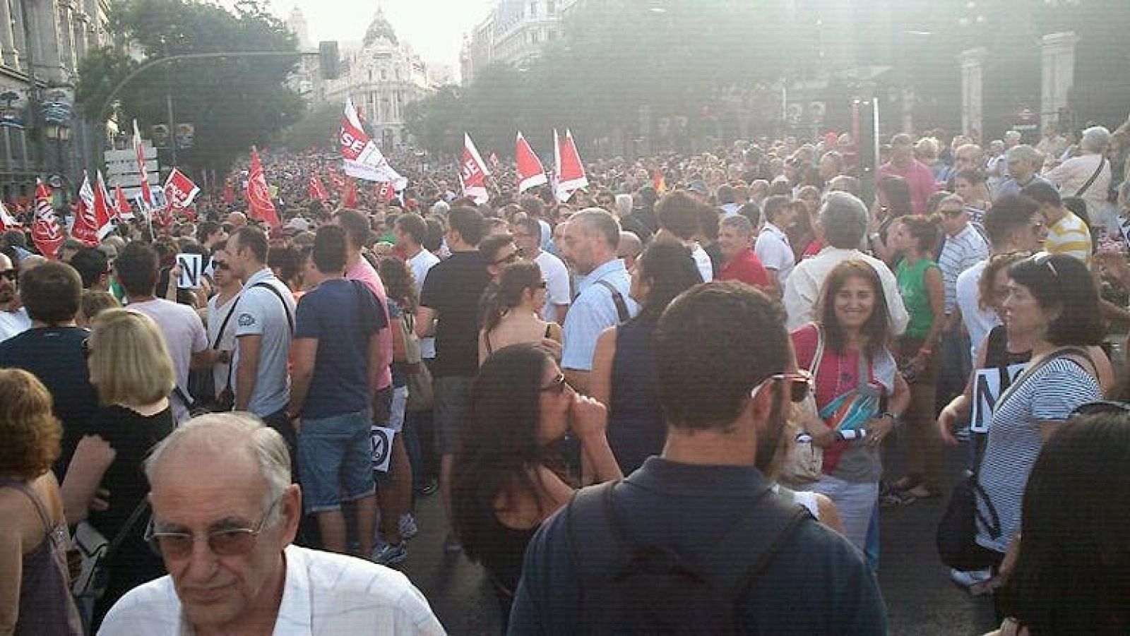Manifestaciones de los sindicatos en toda España