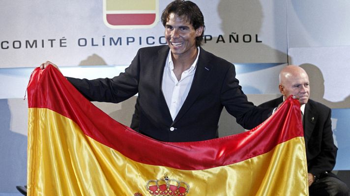 Telediario 1 - Rafa Nadal renuncia a Londres 2012 al no haberse recuperarse de su lesión