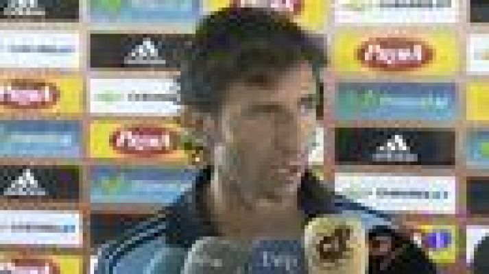 Telediario 1 - Milla cuida a Munian para que pueda debutar ante Japón