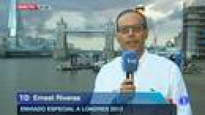 Telediario 1 - La antorcha olímpica ya duerme en la Torre de Londres