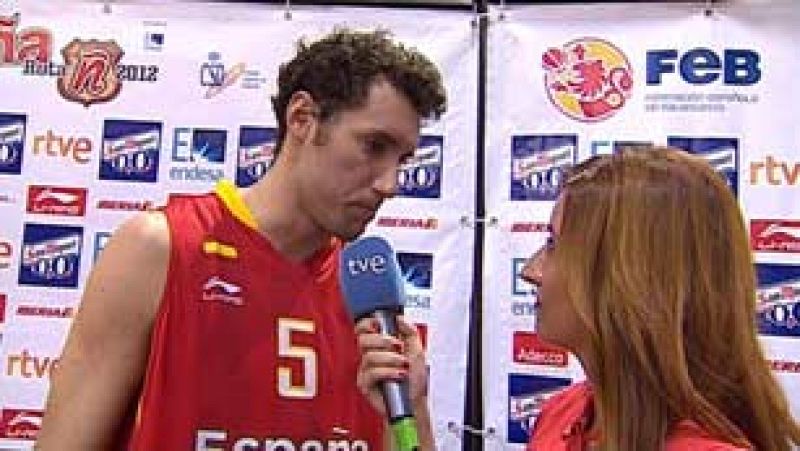 El jugador de la selección española de baloncesto, Rudy Fernández, ha asegurado tras ganar a Argentina por 105 a 85 que ha sido en la primera mitad cuando mejor ha jugado el equipo. El balear ha afirmado a las cámaras de TVE que nota cómo su juego es
