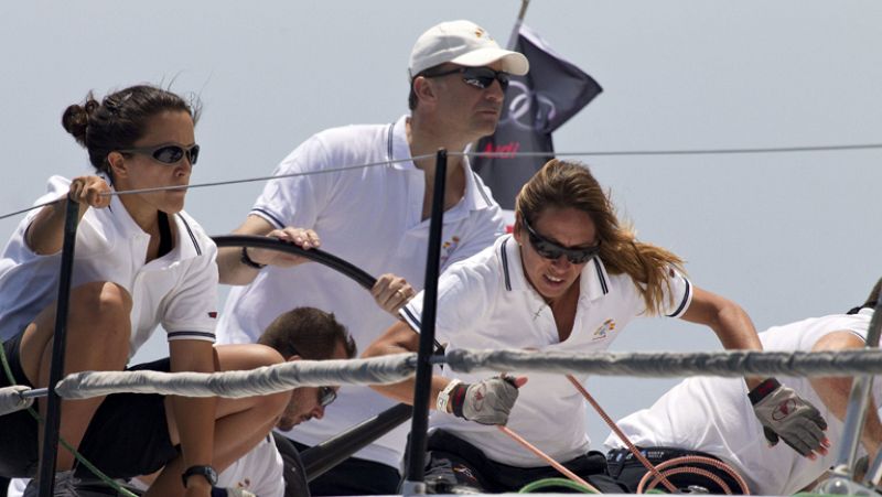 El Príncipe Felipe participa en la Copa del Rey de Vela