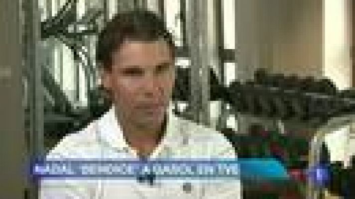Telediario 1 - Rafa Nadal también sabe sufrir