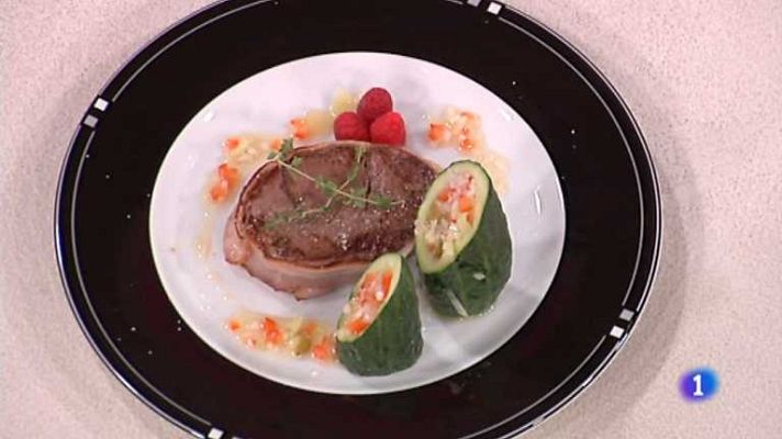 Cocina con Sergio - Solomillo con vasitos de pepino