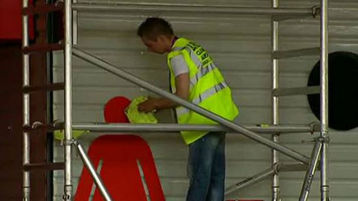 Telediario 1 - En Londres ultiman las instalaciones de los Juegos Olímpicos