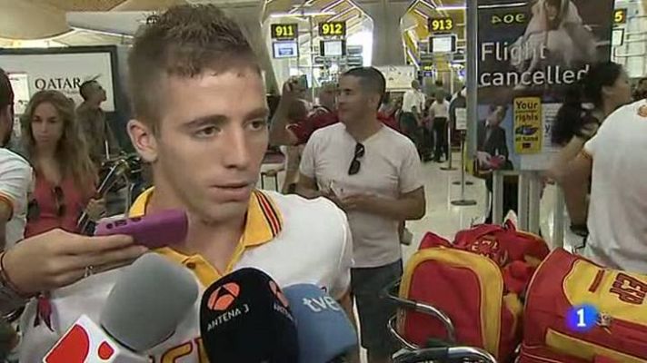 Telediario 1 - La 'Rojita' vuela a Londres pensando en el oro