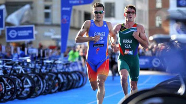 Telediario 1 - Gómez Noya termina segundo en Hamburgo