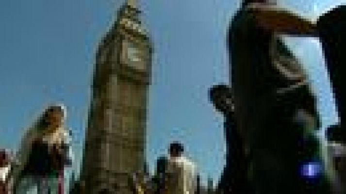 Telediario 1 - Poco espíritu olímpico en Londres