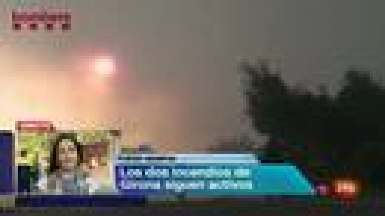 Los medios aéreos trabajan ya en el incendio del Empordà | Ver