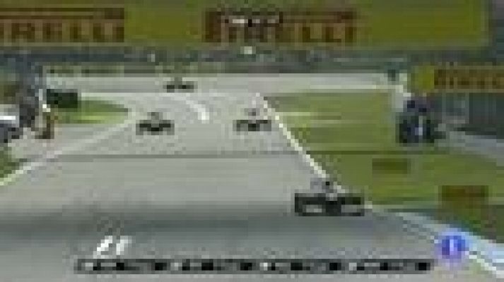 Telediario 1 - Alonso, vencedor en el GP de Alemania de Fórmula 1, consolida su liderato