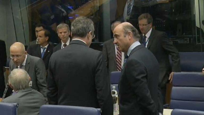 De Guindos entrevistado por el titular de finanzas alemán