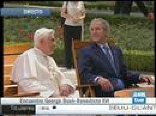 Bush se encuentra con Benedicto XVI