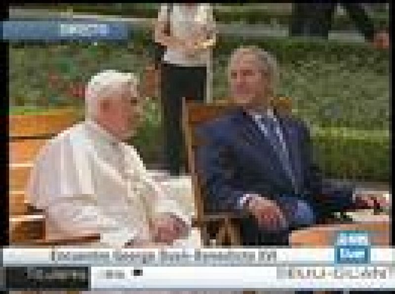 Bush visita el Vaticano y se reúne con Benedicto XVI