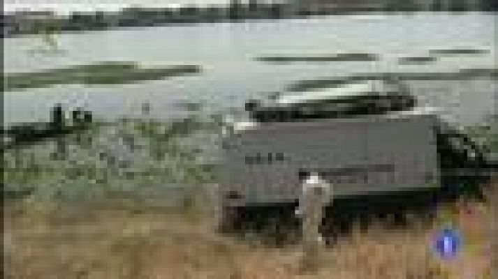 Telediario 1 - Un reto, causa del robo de Bótoa