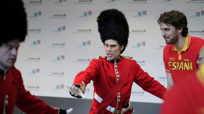 Telediario 1 - El abanderado español, Pau Gasol. con dificultades para acreditarse en Londres 2012